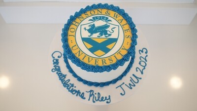 Graduation School Logo Image Cake