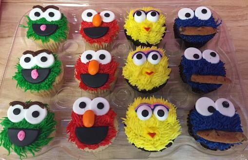 Sesame Street Character Cupcake Dozen