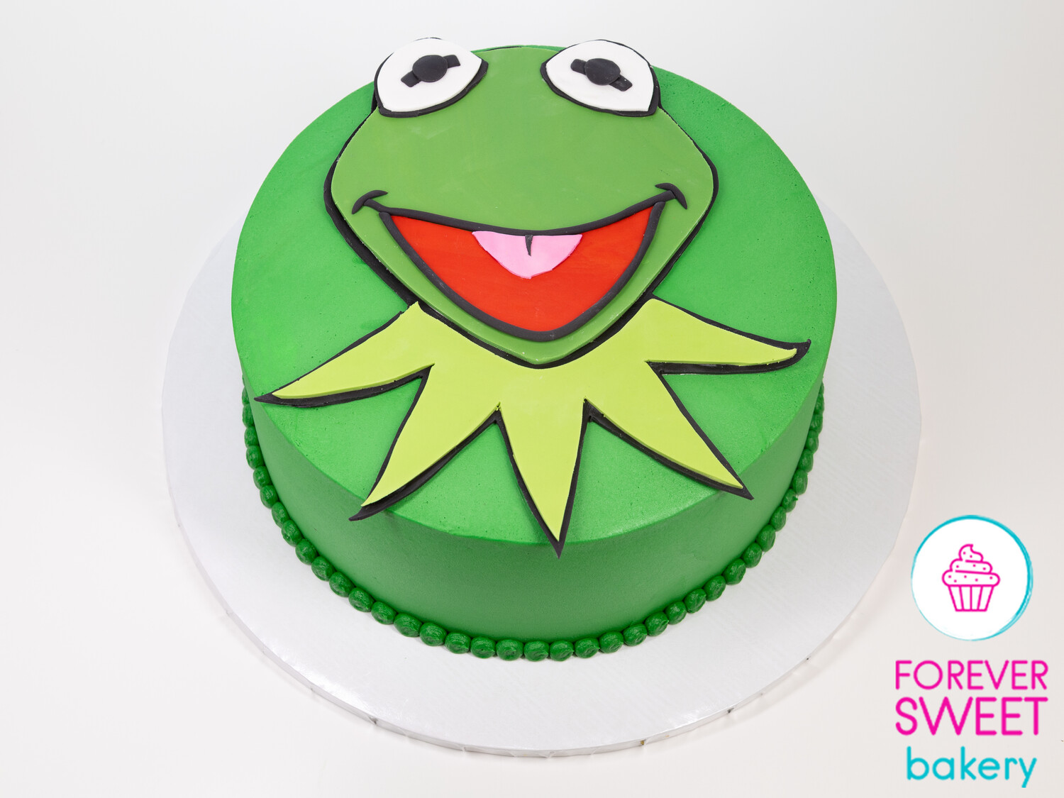 Kermit the Frog Face Cake