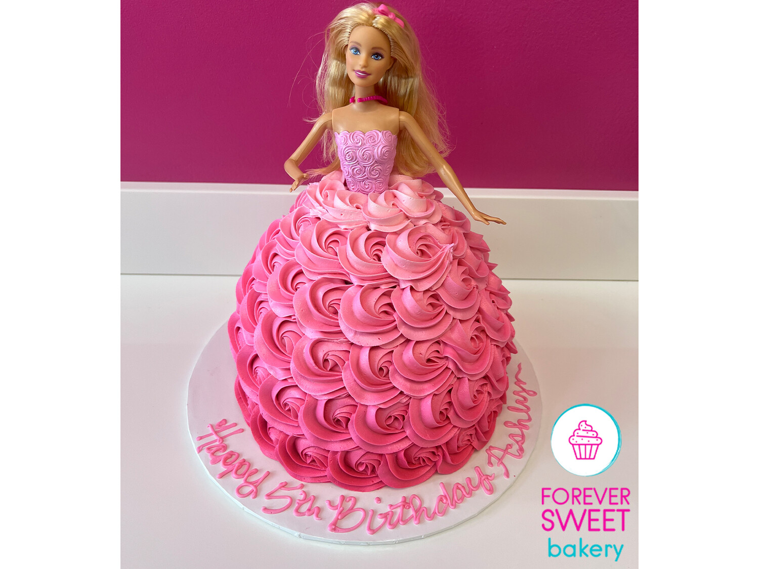 Barbie Doll Dress Cake