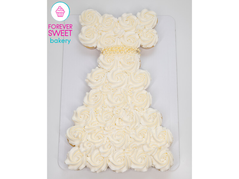 bridal shower cupcake dress Purple Chocolat Home: Perfect Bridal Shower Cake