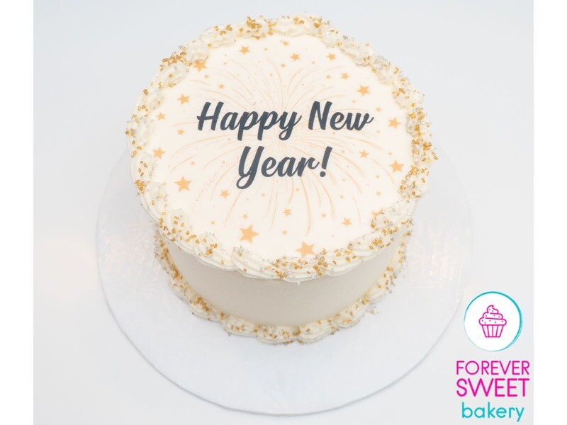 Happy New Year Image Cake