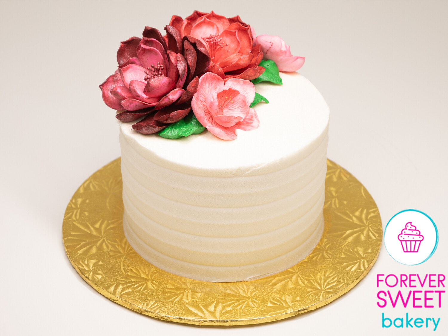 Dahlias & Blossoms Cake