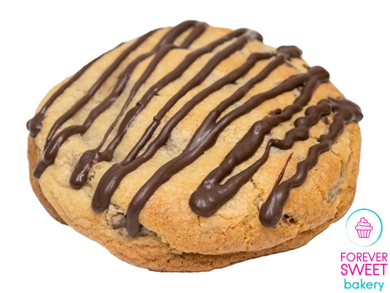 Chocolate Drizzle Chocolate Chip Big Dipper Cookie