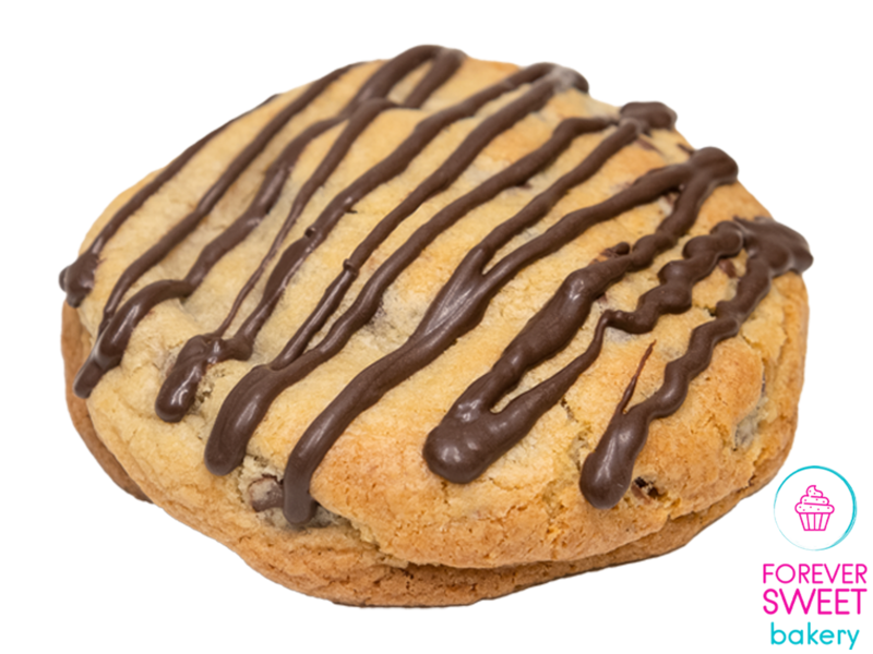 Chocolate Drizzle Chocolate Chip Big Dipper Cookie