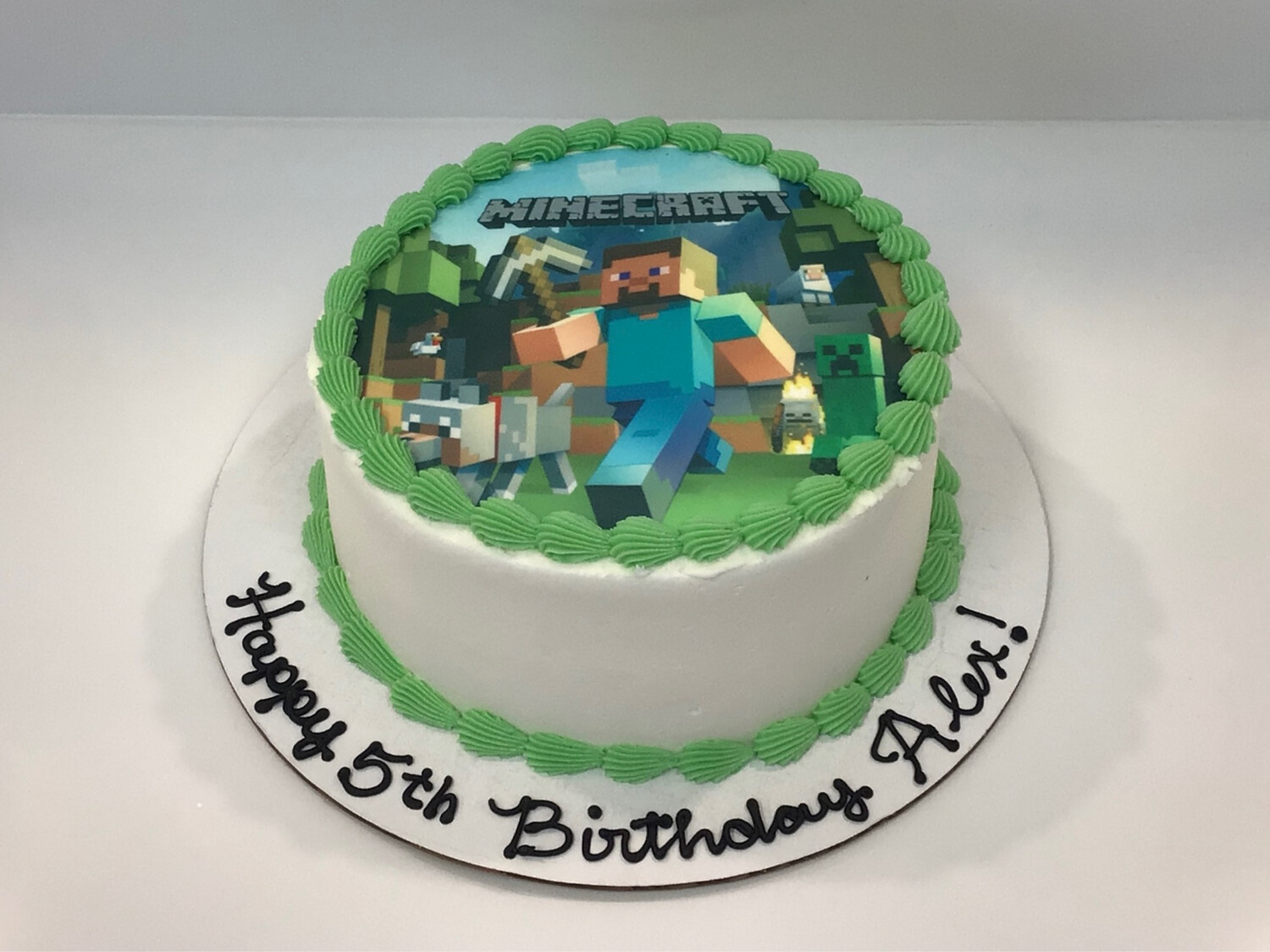 Minecraft Image Cake