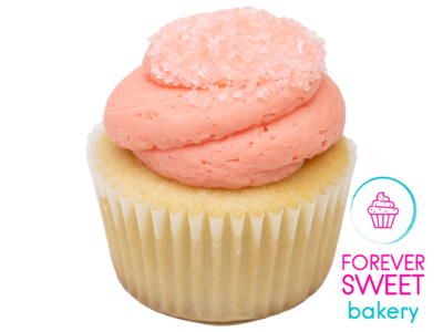 Vanilla Raspberry Cupcake