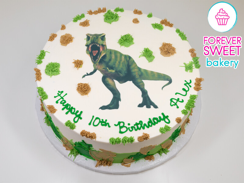 T-REX Dinosaur Image Cake