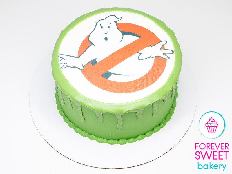 GhostBusters Slime Drip Cake