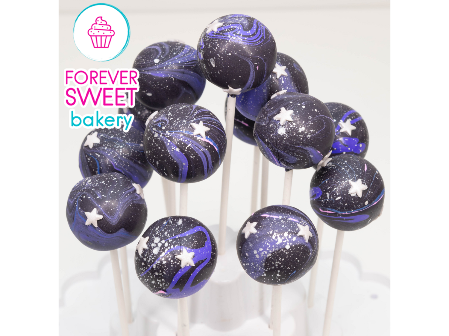 Galaxy Cake Pops (min. qty required)