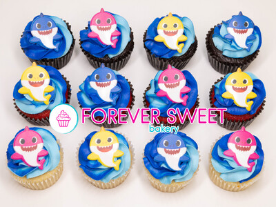 Baby Shark Cupcakes