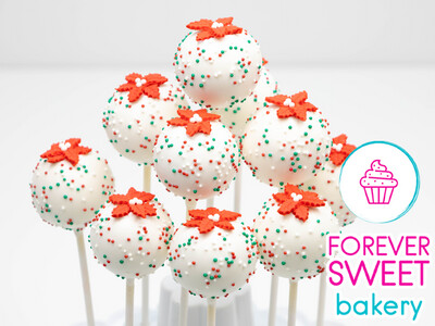 Poinsettia Cake Pops (min. qty required)