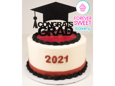 Congrats Grad Topper Cake
