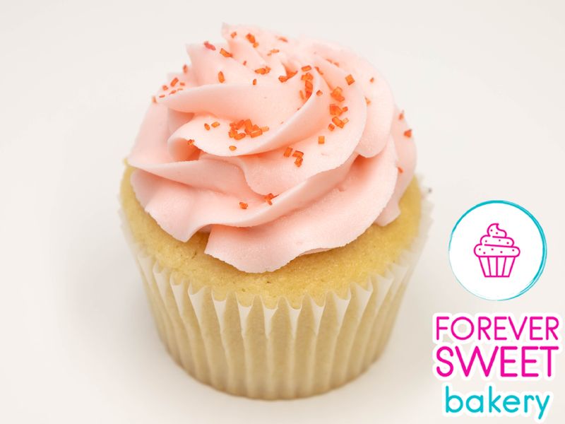 Vanilla Strawberry Cupcake