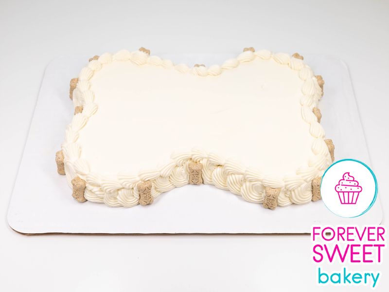 Dog Bone Shaped Cake FOR DOGS🐶