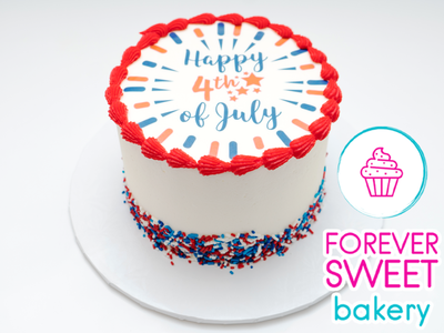 Happy 4th of July Image Cake