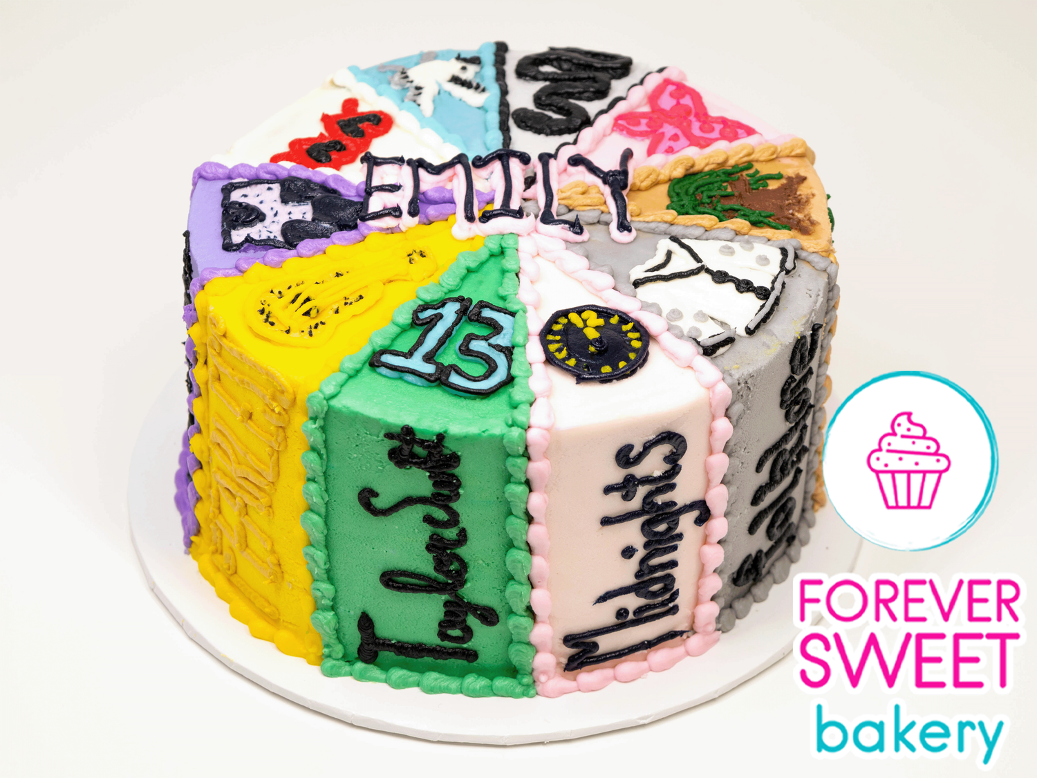 Taylor Swift Albums Cake