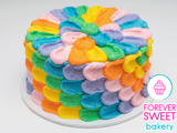 Rainbow Petal Cake, Rainbow Shade: Pastel Rainbow