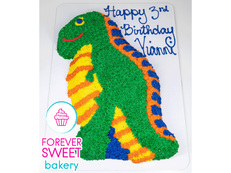 Dinosaur Shaped Cake