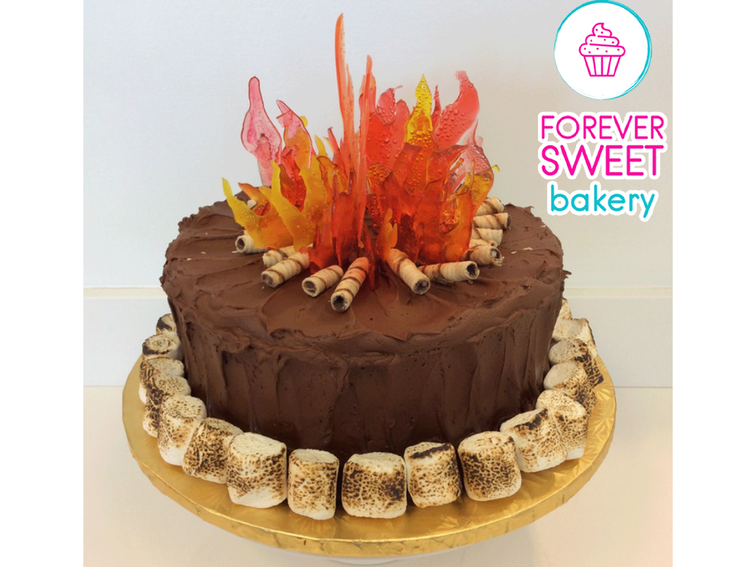 Campfire S’mores Cake