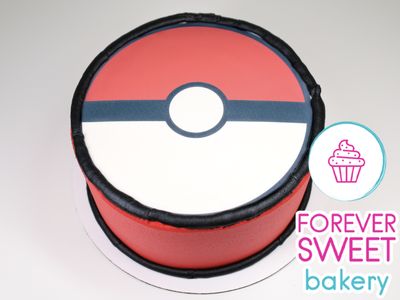 Pokemon Pokeball Image Cake