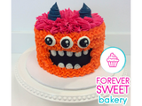 Three Eye Monster Cake