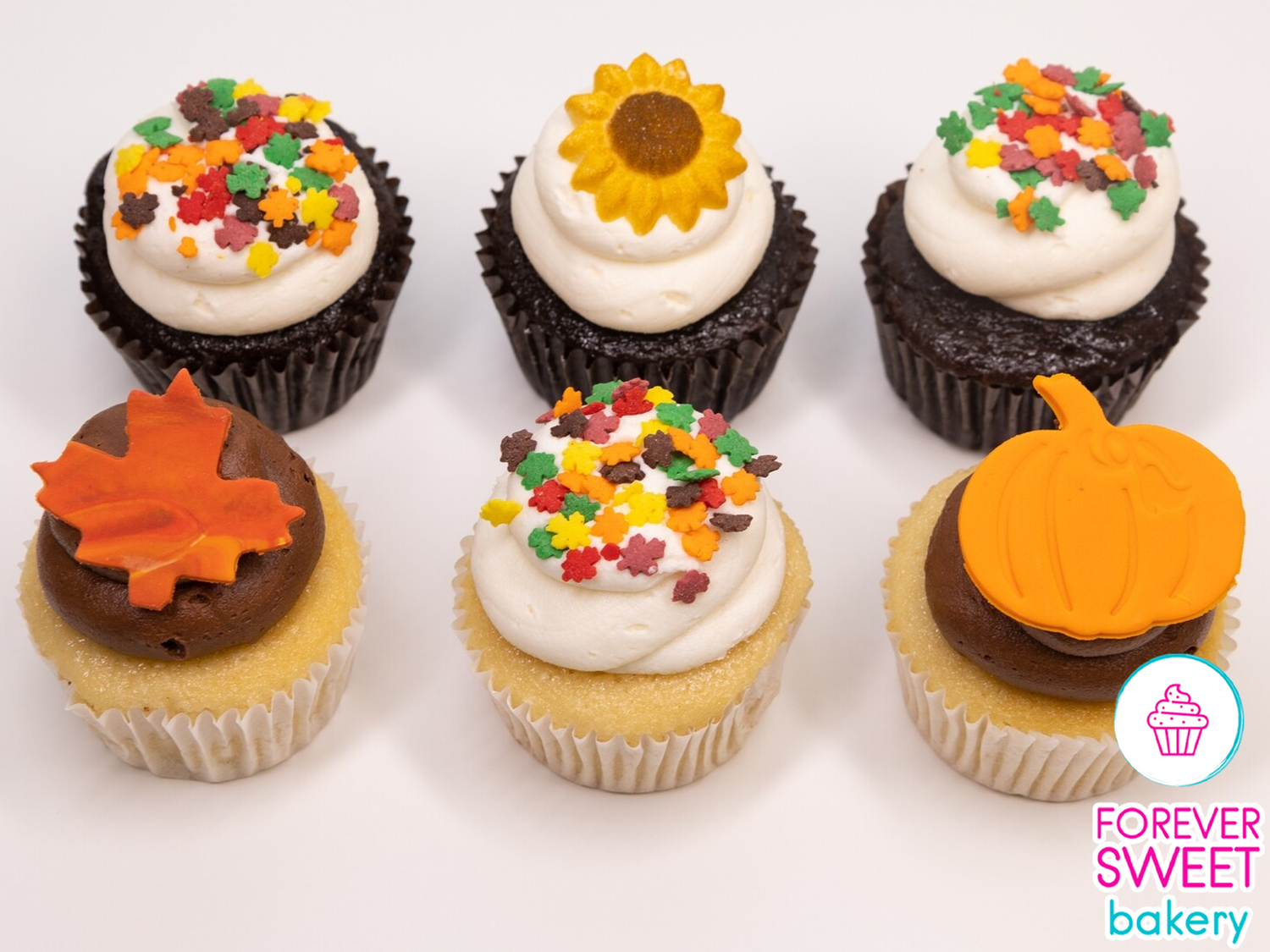 Autumn Half Dozen Cupcakes