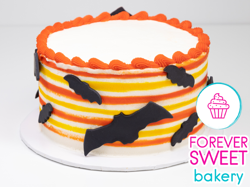 Striped Bat Cake