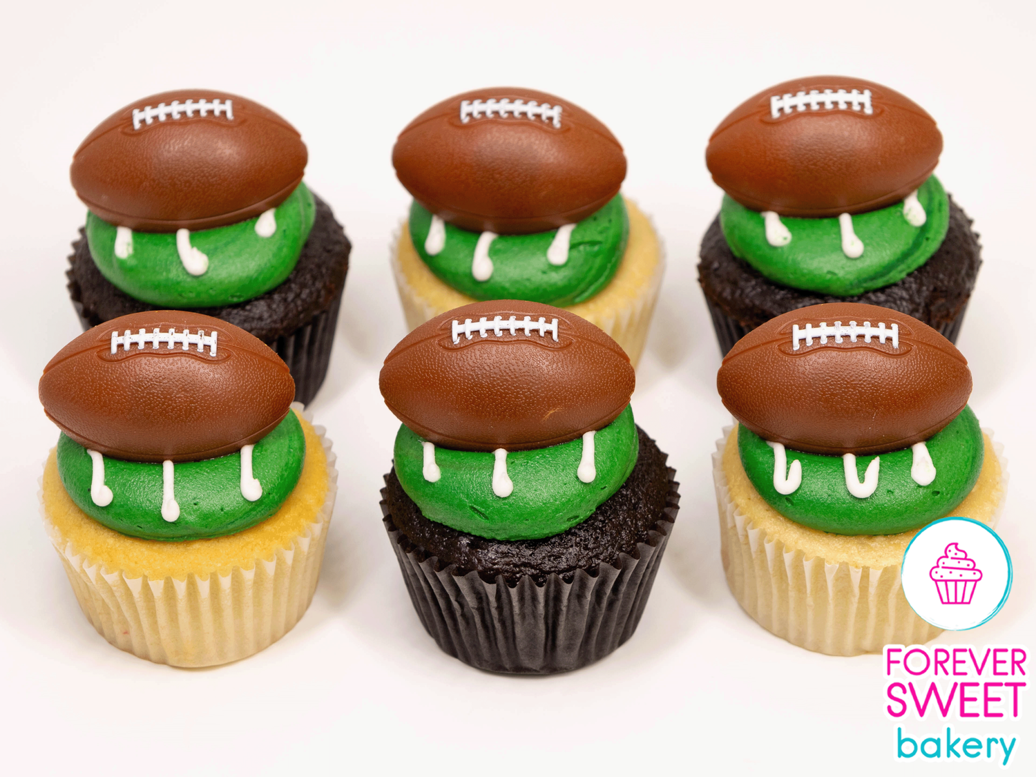 Football Ring Cupcakes