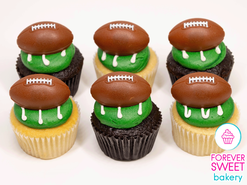 Football Ring Cupcakes