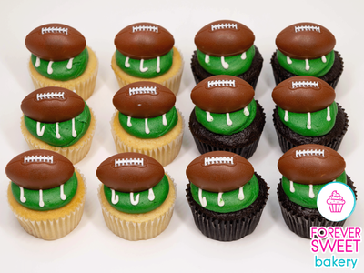 Football Ring Cupcakes
