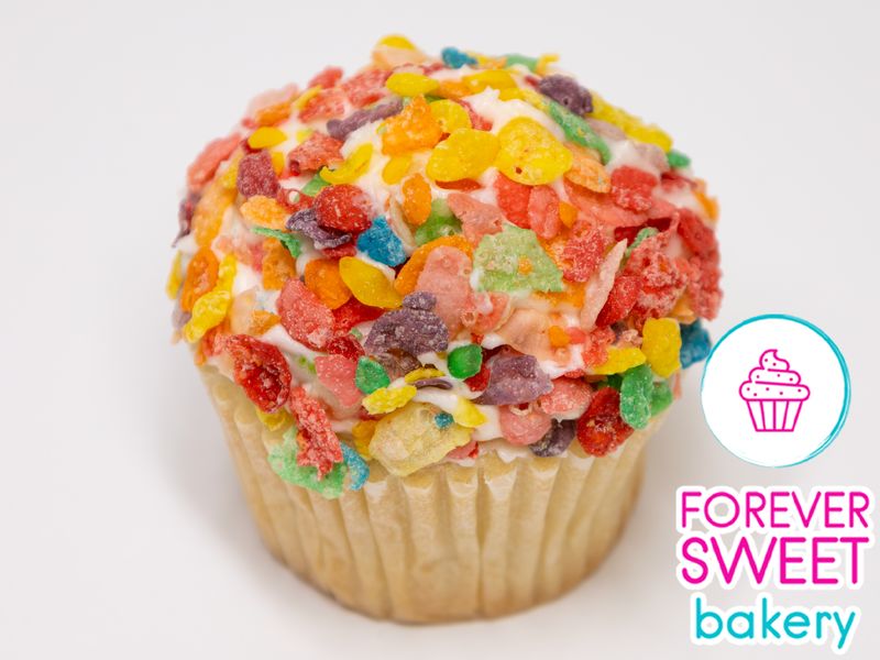 Fruity Pebbles Cupcake