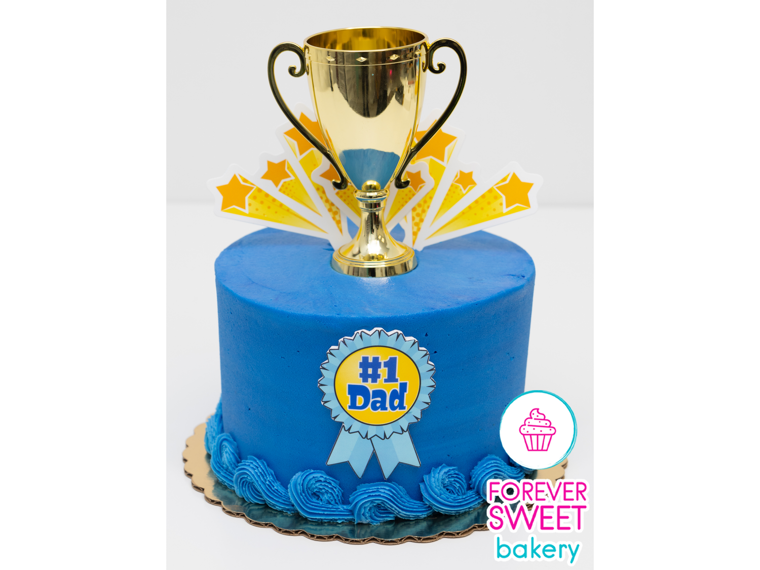 #1 Dad Trophy Cake