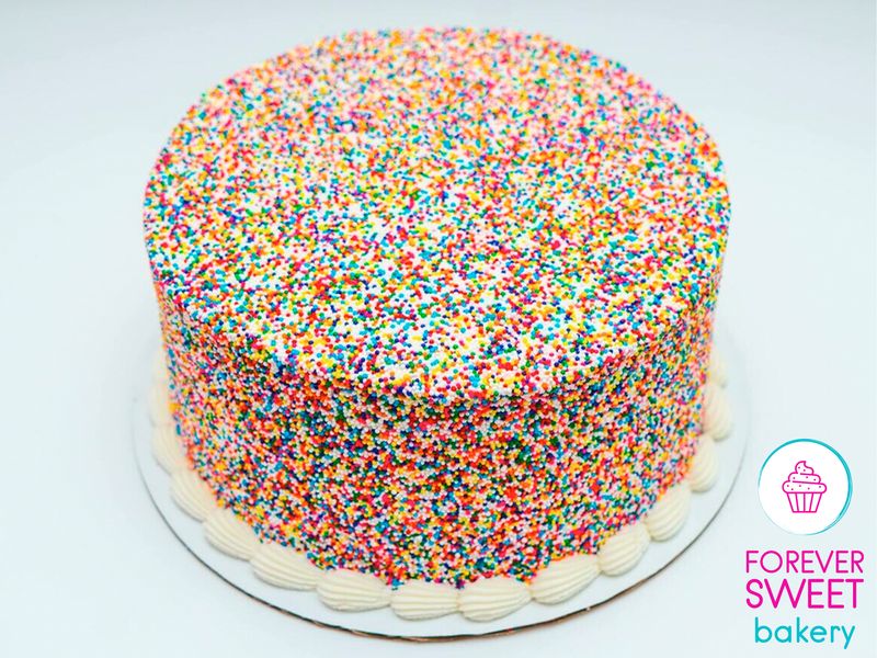 Rainbow Sprinkles Cake