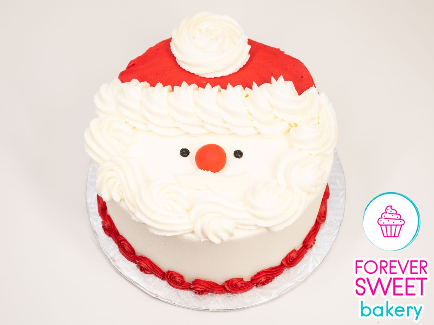 Jolly Santa Face Cake