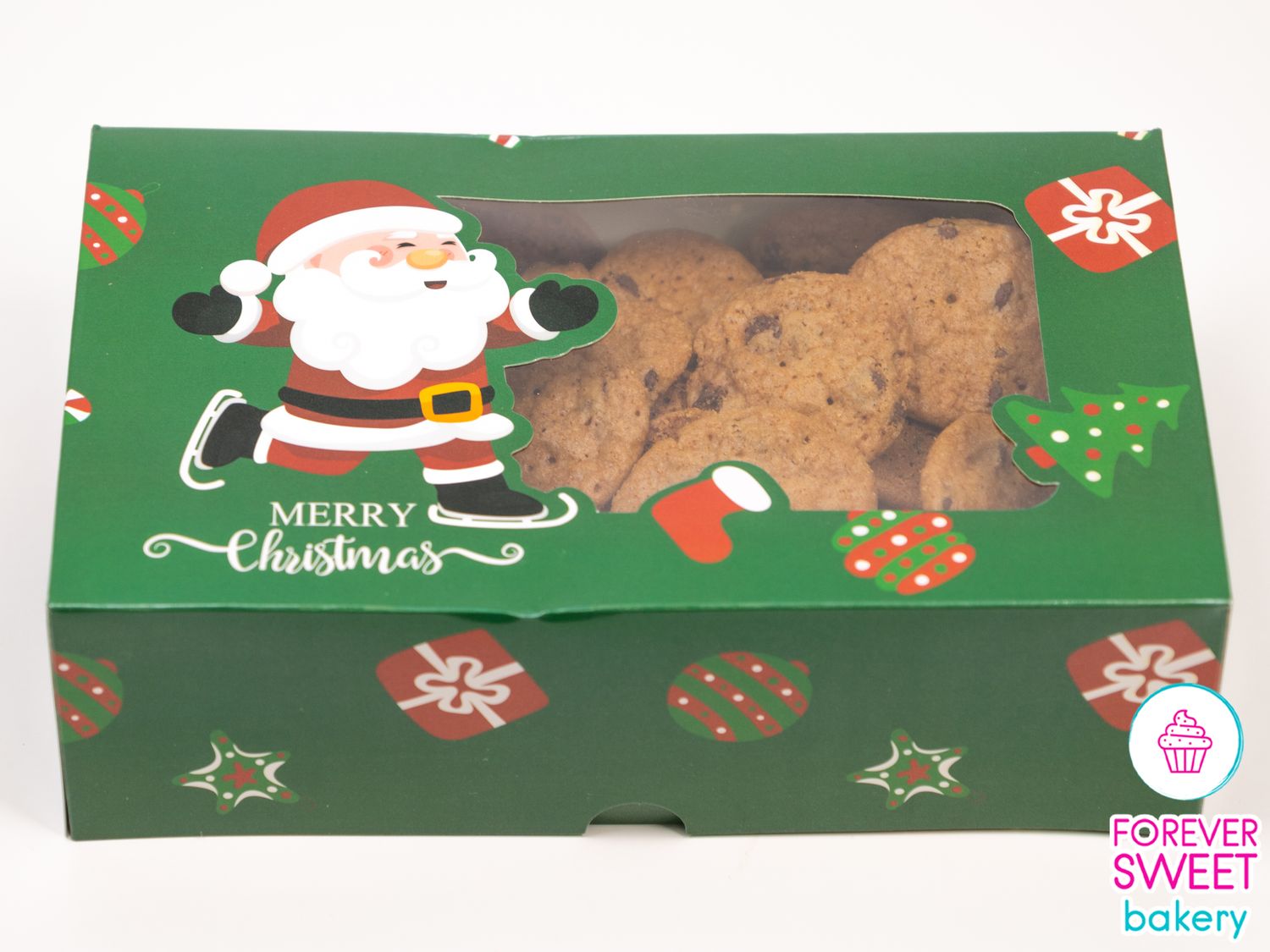 Mini Chocolate Chip Cookie Holiday Box