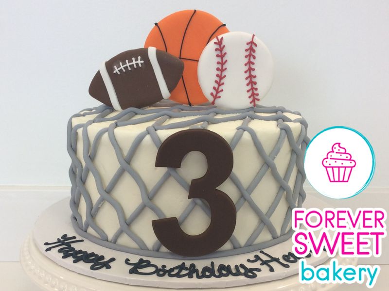 3 Sport Net Cake