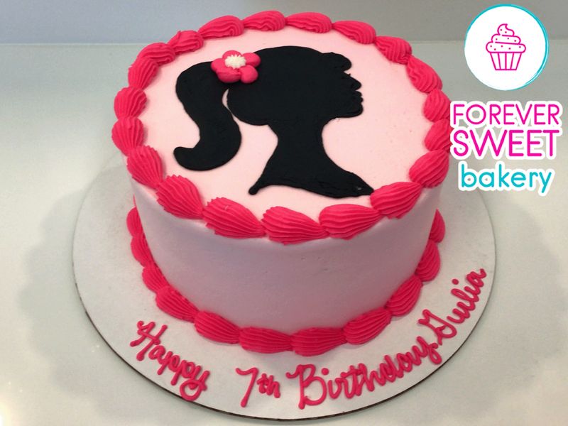 Barbie Silhouette Cake