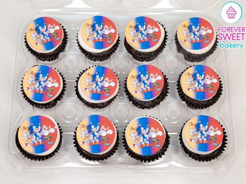 Sonic and Friends Dozen Cupcakes