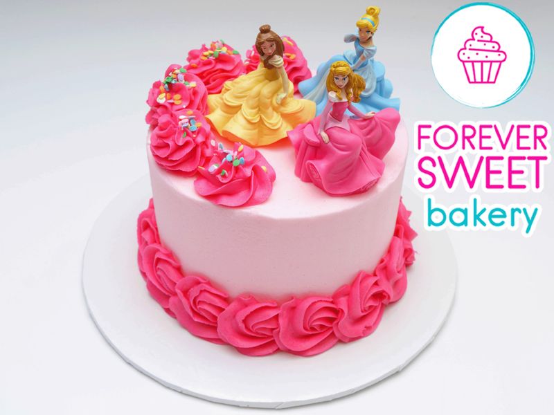 Disney Princess Trio Cake
