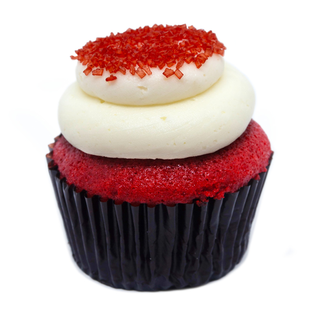 Red Velvet Buttercream Icing Cupcake