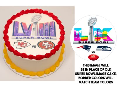 Super Bowl Image Cake