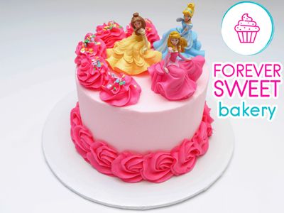 Disney Princess Trio Cake