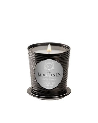 Luxe Linen Tin Candle