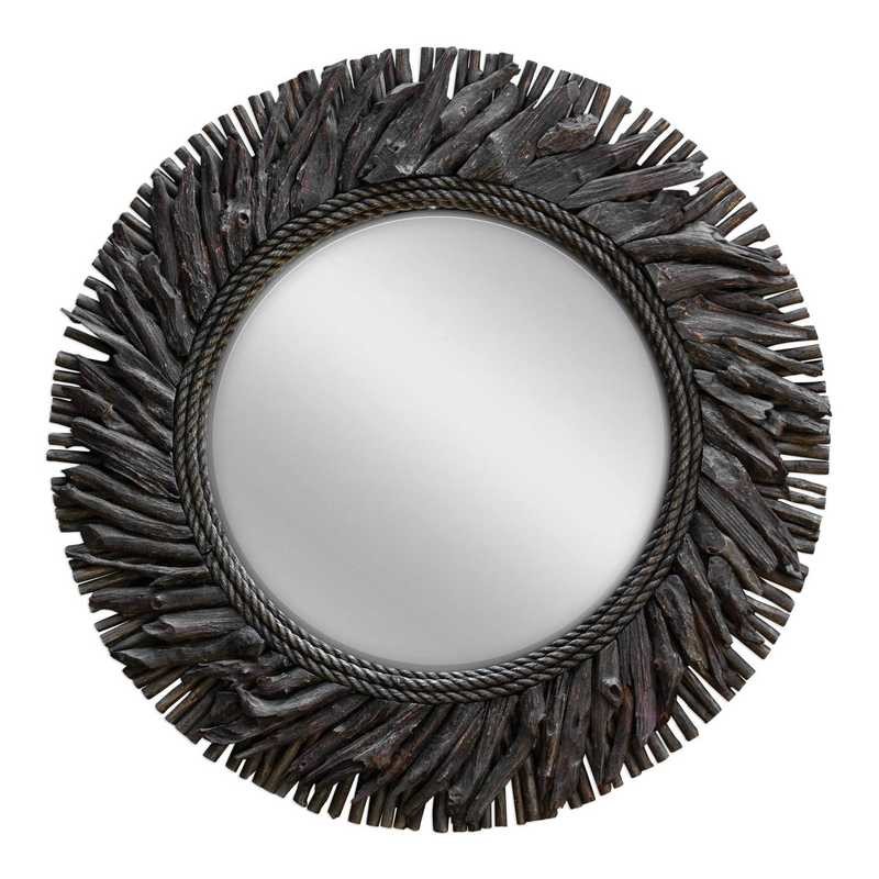 Branches Round Mirror