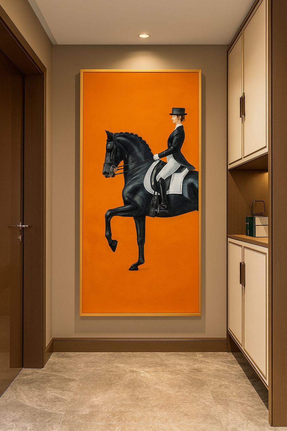 HOSE MAN CRYSTAL PROCLAIN PAINTING