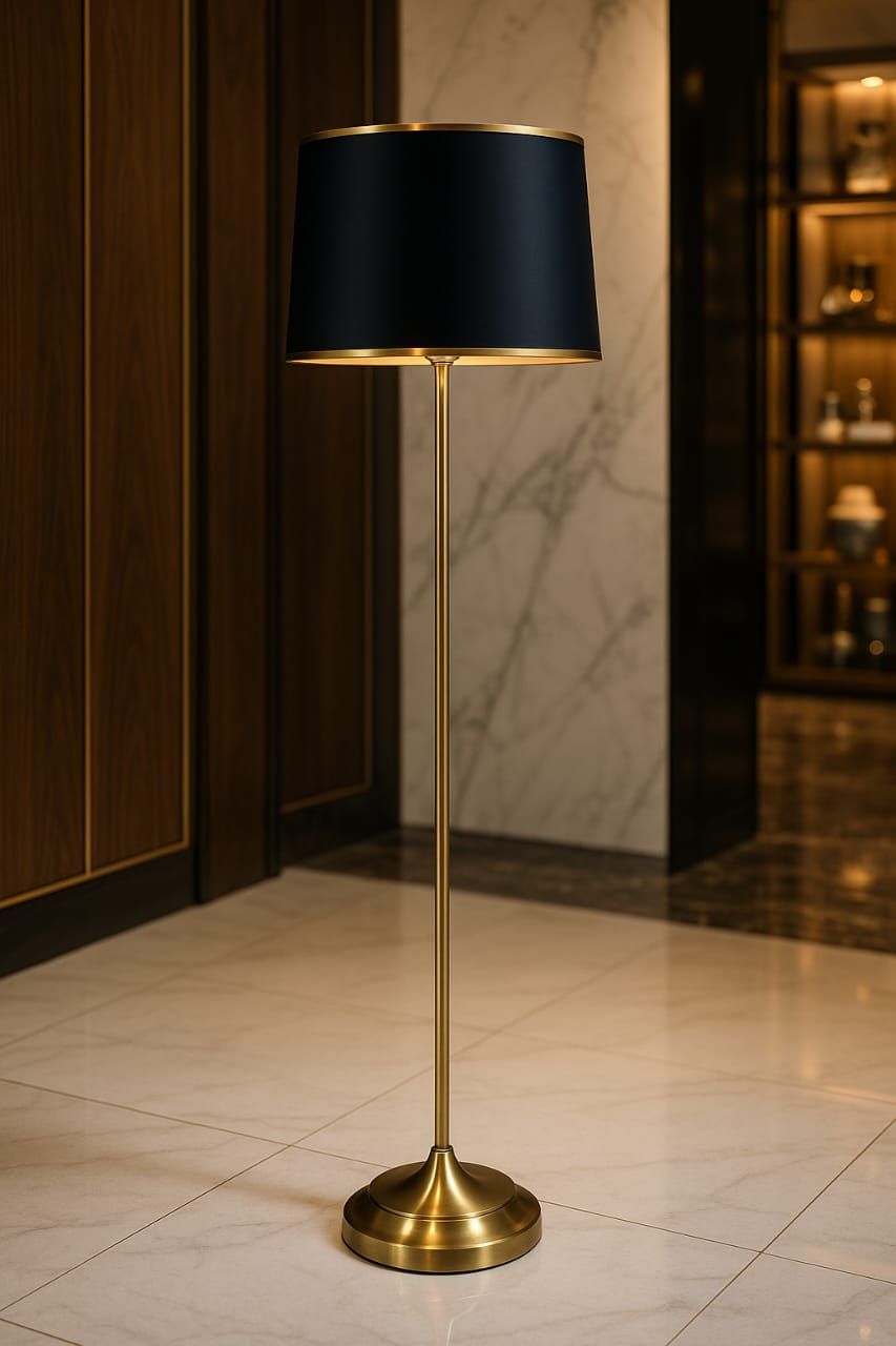 LUXURY ITALIAN BLACK LAMP