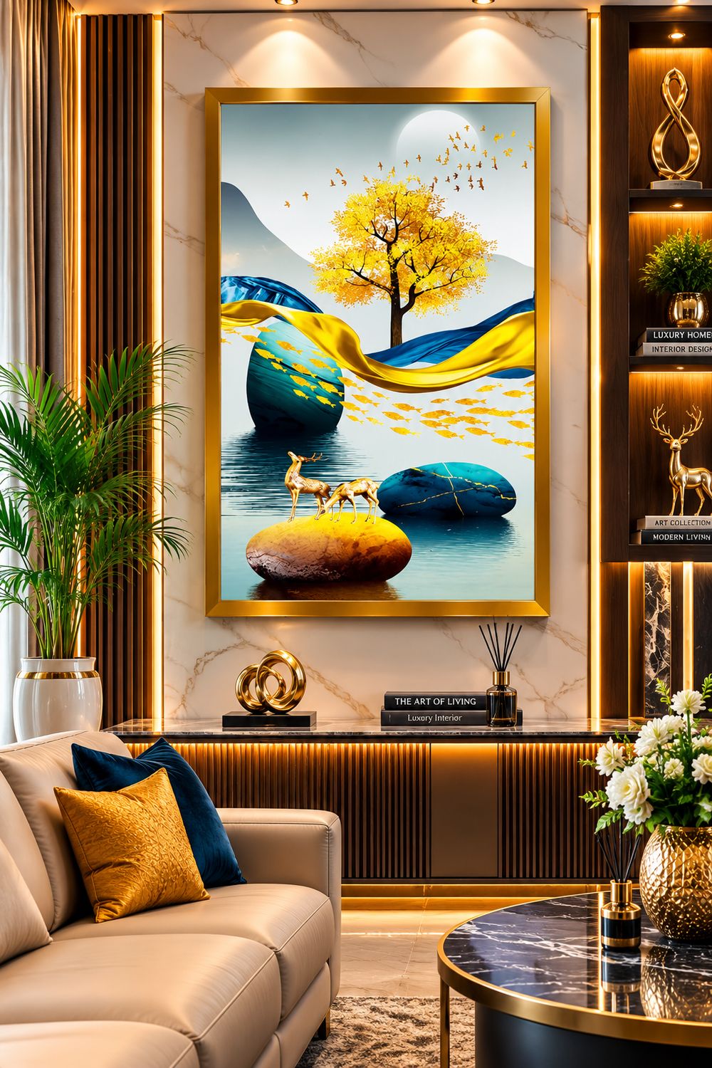 NATURE CRYSTAL PROCLAIN PAINTING