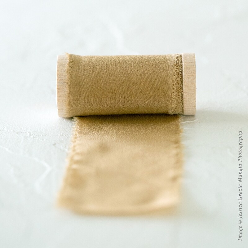 Bronze | Luxe Silk Ribbon | 100% Silk