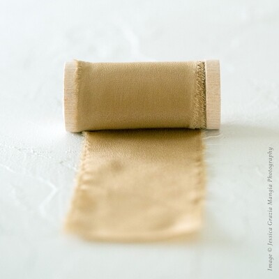Bronze | Luxe Silk Ribbon | 100% Silk